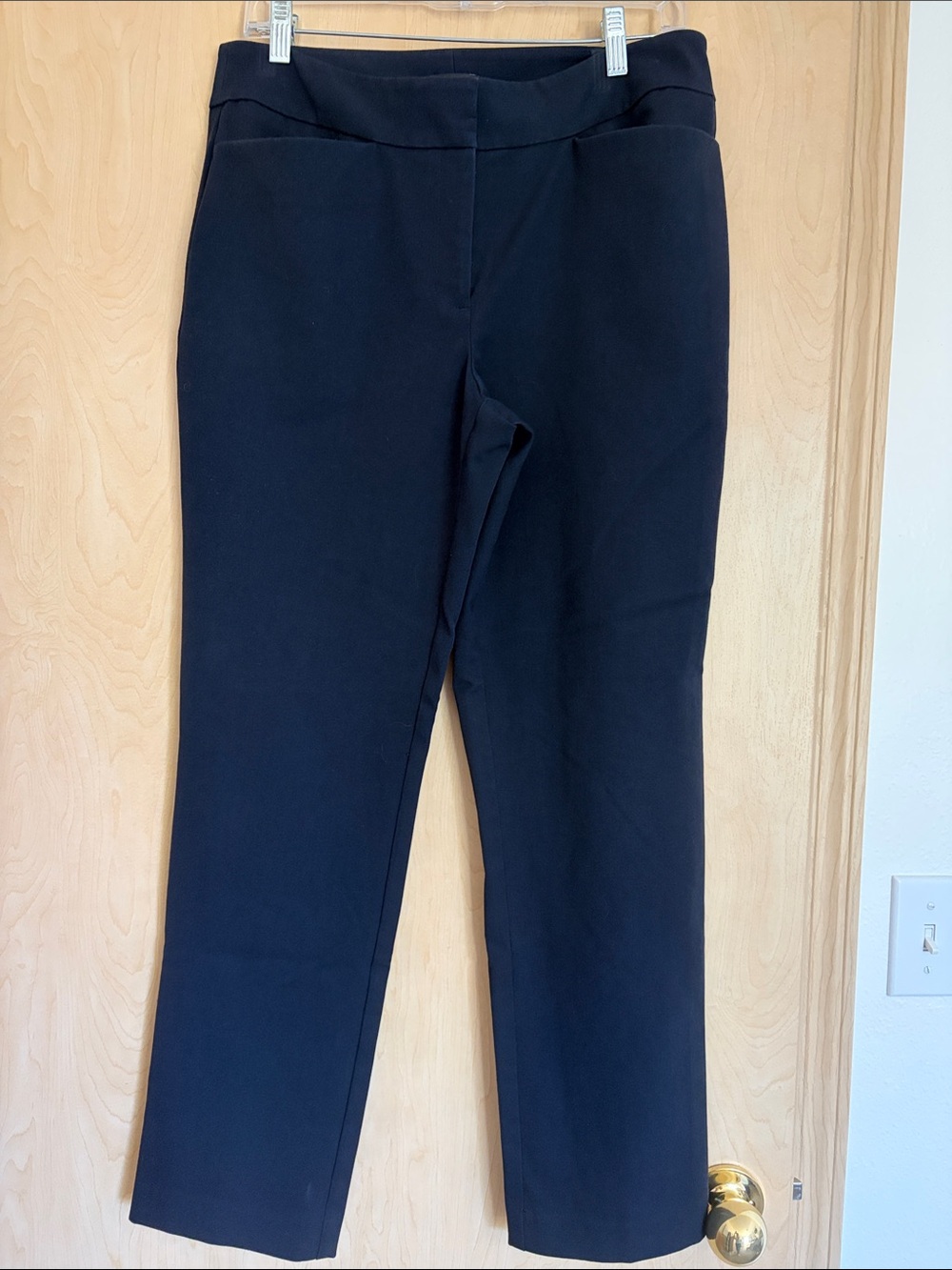 Ann Taylor Navy Dress Pants with Smooth Finish